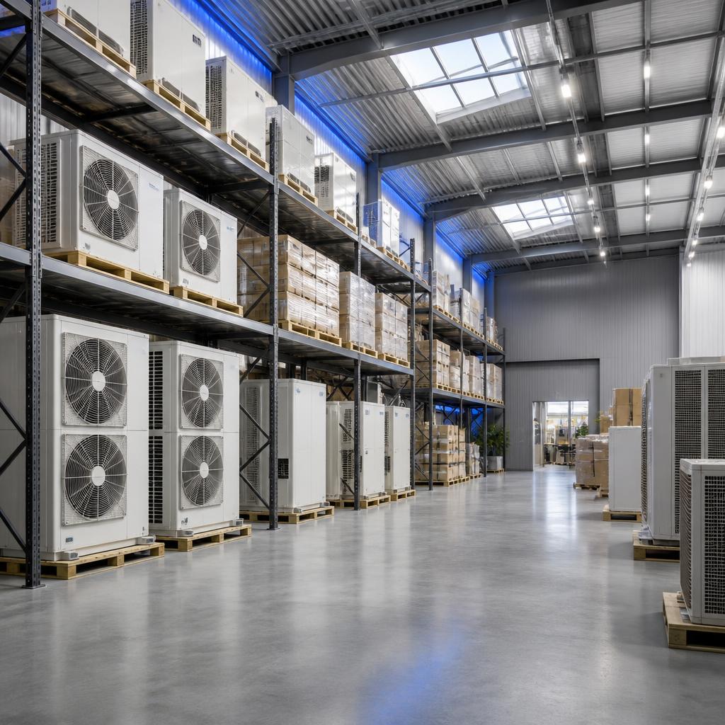 HVAC warehouse storage